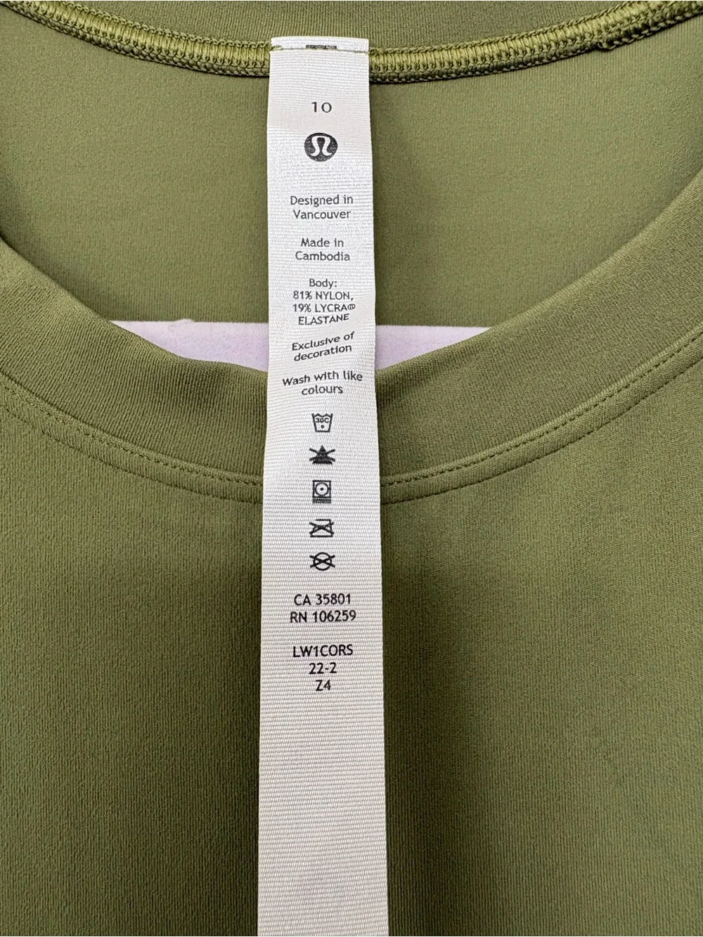 lululemon athletica Olive Green Sleeveless Midi Dress - Picture 3 of 4